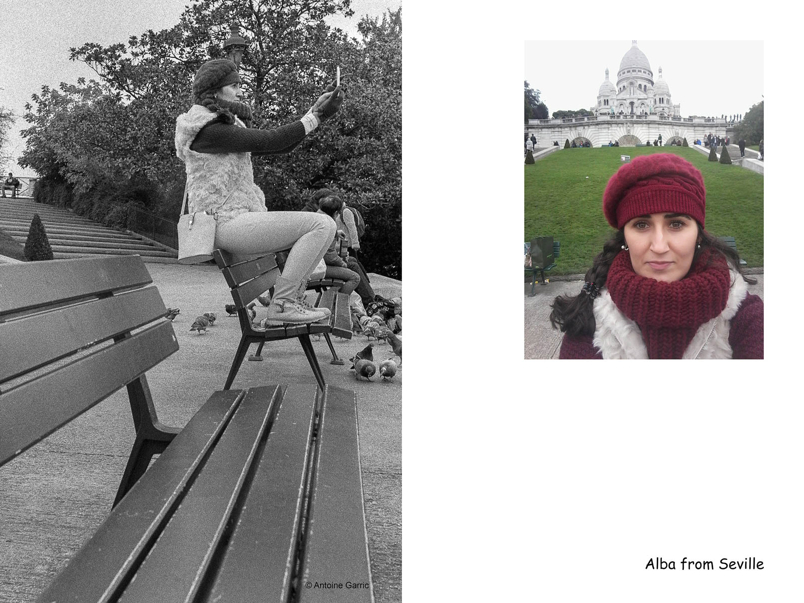 Selfie Montmartre - Alba from Seville