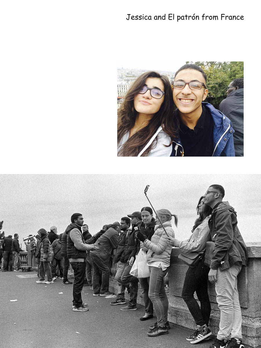 Selfie Montmartre - Jessica and El patron from France